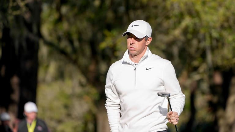Welcome to the House of Pain: the Wind-Whipped 17th Hole Saturday at the Players Championship